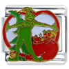 Grinch With Christmas Gifts Licensed Italian Charm