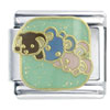 Baby  Teddy  Bears X2 Italian Charm