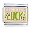 Pinch For  Luck  X2 Italian Charm