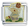 Flower Baby  X2  Italian Charm