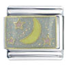 Moon And Stars X2 Italian Charm