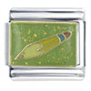 Pencil With Eraser X2 Italian Charm