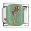 Gymnast Red X2 Italian Charm