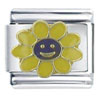 Happy Face Daisy Yellow X2 Italian Charm