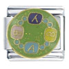  Baby  Teething Ring X2 Italian Charm