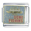 Gone Fishing X2 Italian Charm