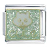 Cute Cat  X2  Italian Charm