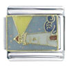 Lighthouse In Storm X2 Italian Charm