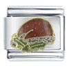 Santa Hat X2 Italian Charm