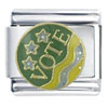 Gold Plated Vote X2 Italian Charm