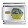 Dreidel Yellow X2 Italian Charm