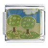 Trees Of  Summer  X2 Italian Charm