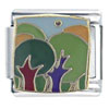 Trees Of Spring X2 Italian Charm