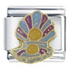 Oyster  Pearl  X2 Italian  Charm 