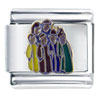 Wise Men And Shepherds X2 Italian Charm
