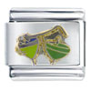 Green Tops X2 Italian Charm