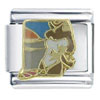 Hand Painted Woman In  Bikini  X2 Italian Charm