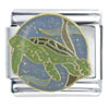 Sea Turtle Green X2 Italian Charm