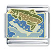 Bass Fishing X2 Italian Charm