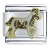 Prancing Pony X2 Italian Charm