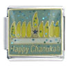 Happy Chanukah X2 Italian Charm