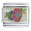 Flower  Design  X2 Italian Charm