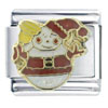Jolly Snowman X2 Italian Charm