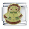 Christmas Doll X2 Italian Charm