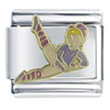 Hand Painted Aerobics X2 Italian Charm