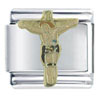 Crucifix X2 Italian Charm
