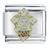 Easter Cross X2 Italian Charm