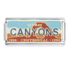 License Plate Utah X2  Italian Charm