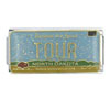 License Plate North Dakota X2 Italian Charm