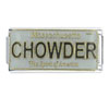 License Plate Massachusetts X2 Italian Charm