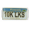 License Plate Minnesota X2 Italian Charm