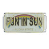 License Plate Hawaii X2 Italian Charm
