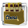 Coors Beer Six Pack Licensed Italian Charm