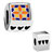 Gold Plated Artwork Tile Bracelets Photo Heart European Beads