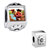 Smile Pig Photo Flower European Beads