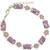 Pink Tropical Flower Fimo Bracelet