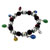 Green And Blue Ladybug Charm Bracelet