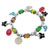 Colorful Butterfly Charm Bracelet