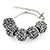 C Shaped Quintet Beads Charms Bracelets