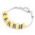 Warm Yellow Murano Glass And Silver Pandora European Beads