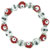 Red And White Evil Eye Bracelet