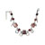 Purple Square Murano Glass Bracelet