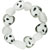 White And Black Speckled Necklace