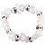White And Black Speckled Rock Shape Necklace