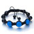 Triple Sapphire Ball Rhinestone Adjustable Shamballa Bracelet Bead Bracelets