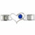 Id Heart Link September Sapphire Color Birthstone Italian Charm